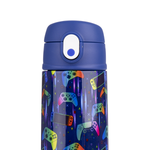 OASIS STAINLESS STEEL DOUBLE WALL INSULATED KID'S DRINK BOTTLE W/ SIPPER 550ML -Gamer