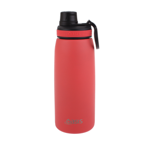 OASIS STAINLESS STEEL DOUBLE WALL INSULATED SPORTS BOTTLE W/ SCREW CAP 780ML - Coral