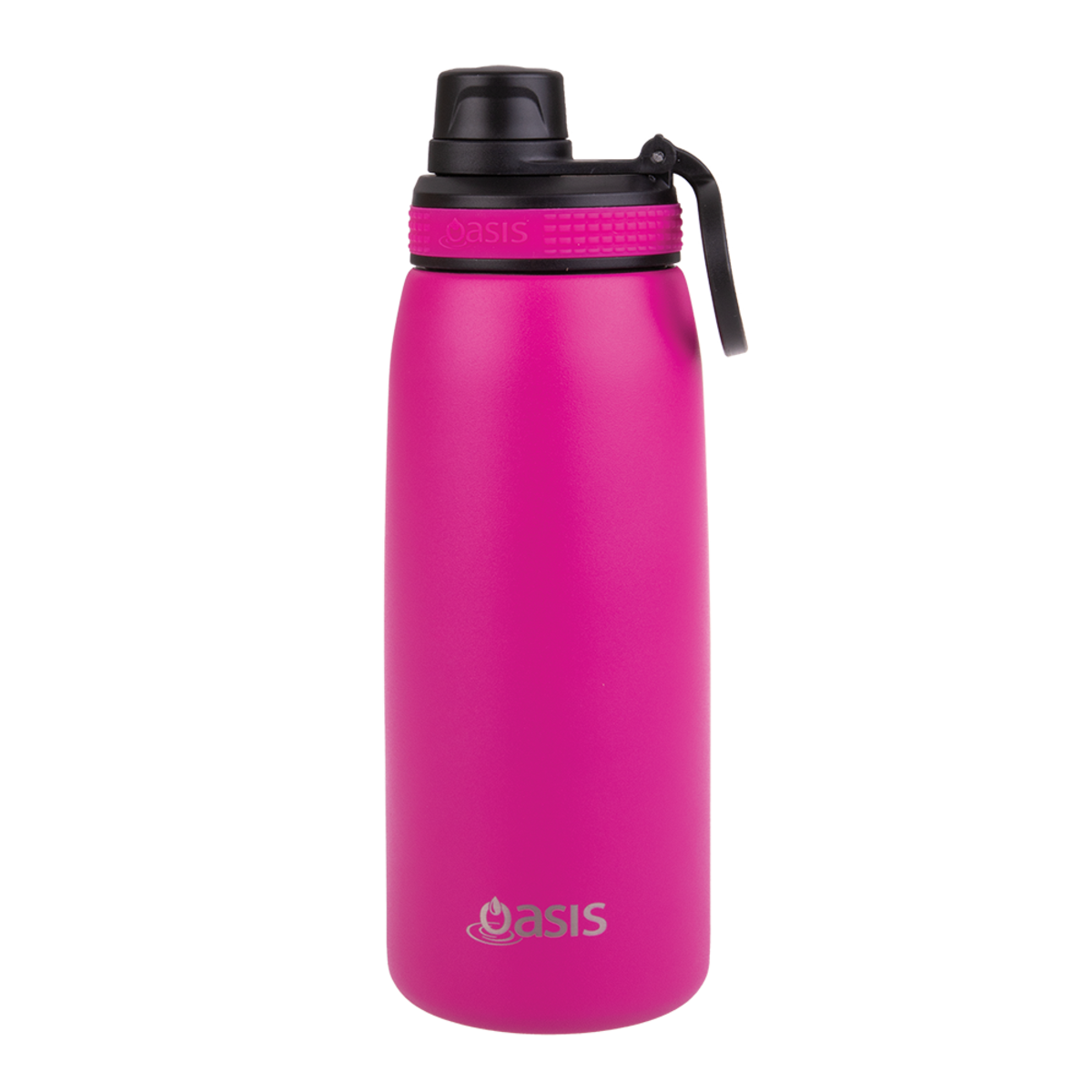 OASIS STAINLESS STEEL DOUBLE WALL INSULATED SPORTS BOTTLE W/ SCREW CAP 780ML - FUCHSIA