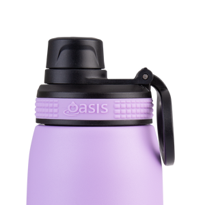 OASIS STAINLESS STEEL DOUBLE WALL INSULATED SPORTS BOTTLE W/ SCREW CAP 780ML - LAVENDER