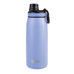 OASIS STAINLESS STEEL DOUBLE WALL INSULATED SPORTS BOTTLE W/ SCREW CAP 780ML - LILAC