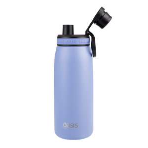 OASIS STAINLESS STEEL DOUBLE WALL INSULATED SPORTS BOTTLE W/ SCREW CAP 780ML - LILAC