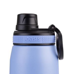 OASIS STAINLESS STEEL DOUBLE WALL INSULATED SPORTS BOTTLE W/ SCREW CAP 780ML - LILAC