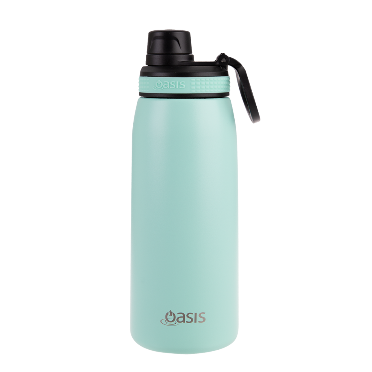 OASIS STAINLESS STEEL DOUBLE WALL INSULATED SPORTS BOTTLE W/ SCREW CAP 780ML - MINT