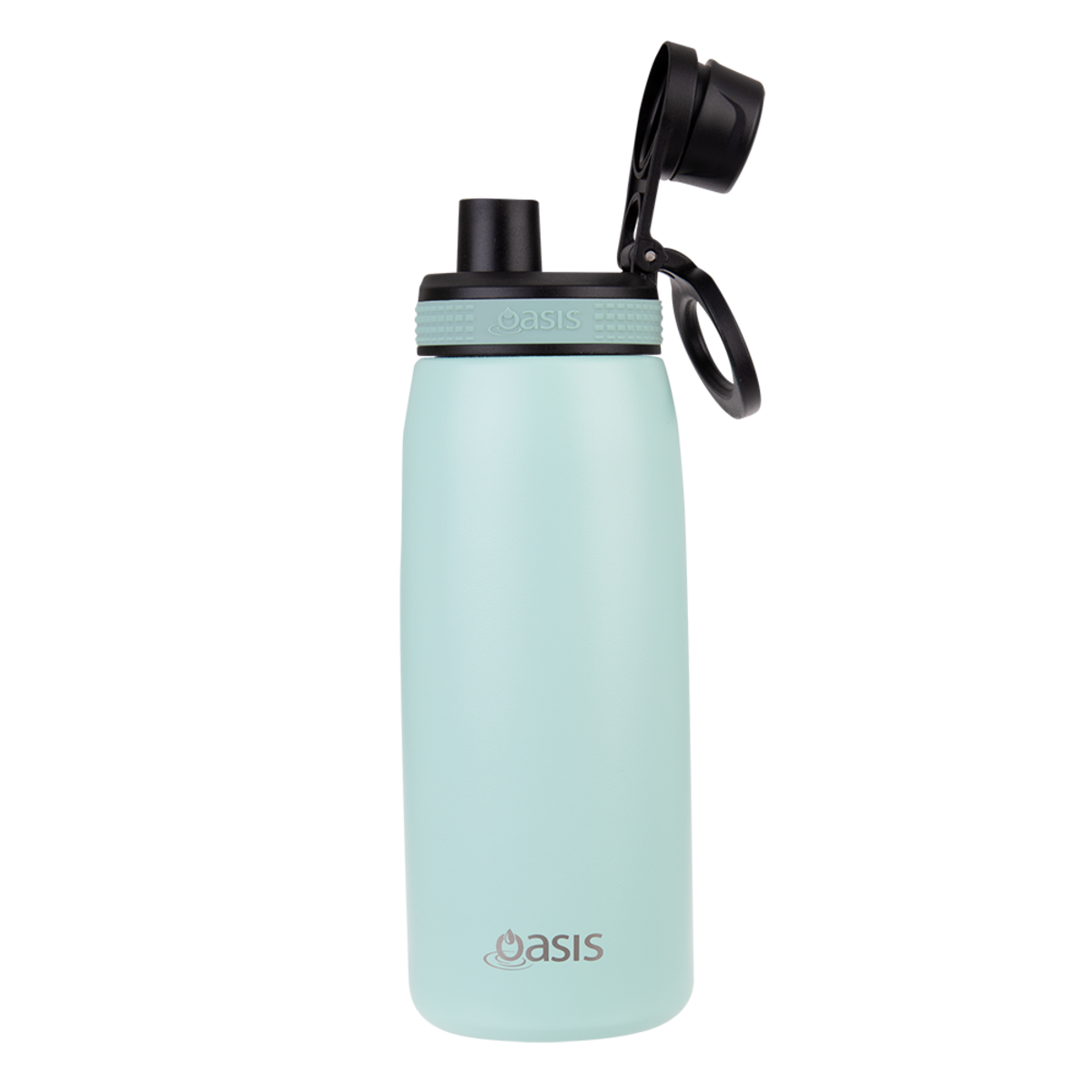 OASIS STAINLESS STEEL DOUBLE WALL INSULATED SPORTS BOTTLE W/ SCREW CAP 780ML - MINT