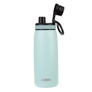 OASIS STAINLESS STEEL DOUBLE WALL INSULATED SPORTS BOTTLE W/ SCREW CAP 780ML - MINT