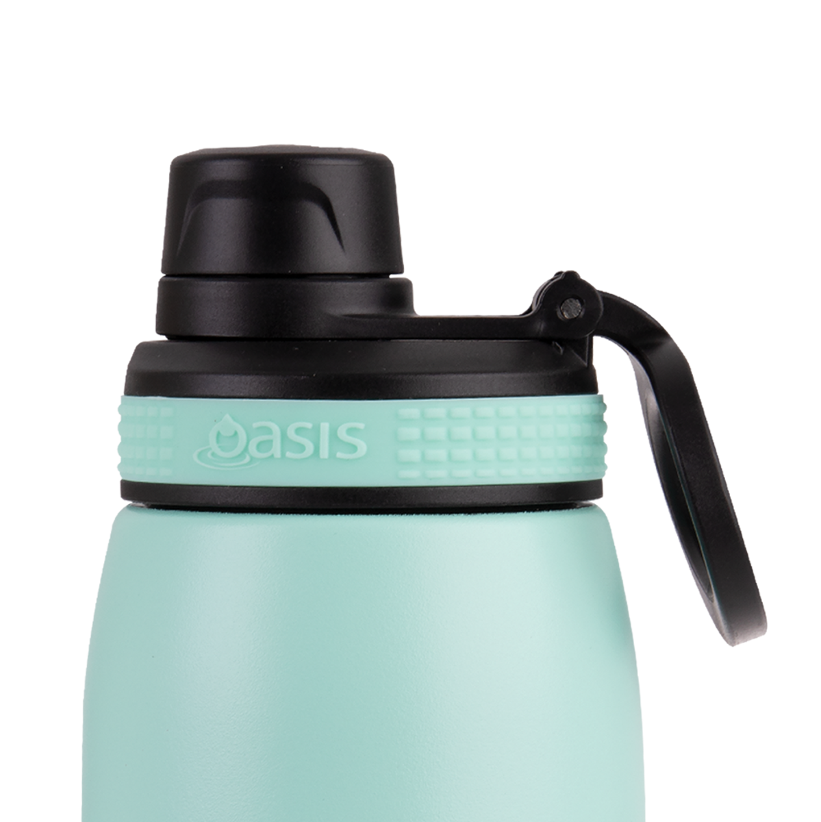 OASIS STAINLESS STEEL DOUBLE WALL INSULATED SPORTS BOTTLE W/ SCREW CAP 780ML - MINT