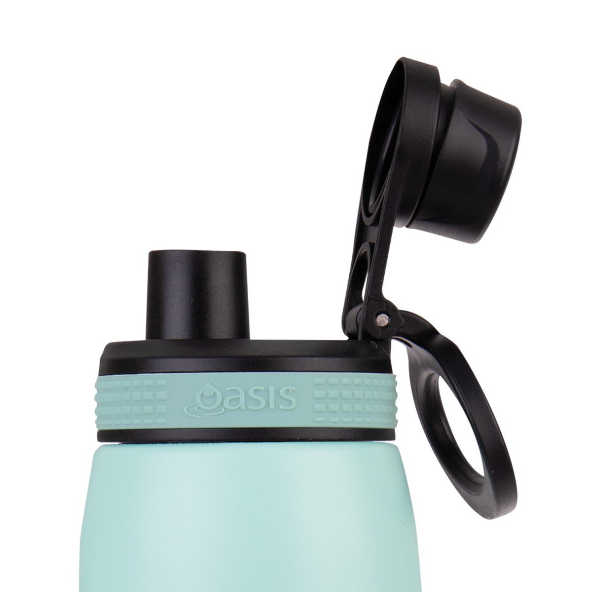 OASIS STAINLESS STEEL DOUBLE WALL INSULATED SPORTS BOTTLE W/ SCREW CAP 780ML - MINT