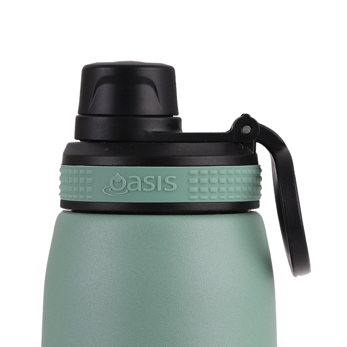 OASIS STAINLESS STEEL DOUBLE WALL INSULATED SPORTS BOTTLE W/ SCREW CAP 780ML -SAGE GREEN