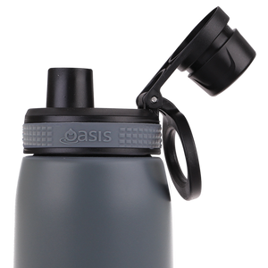 OASIS STAINLESS STEEL DOUBLE WALL INSULATED SPORTS BOTTLE W/ SCREW CAP 780ML -STEEL