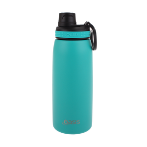 OASIS STAINLESS STEEL DOUBLE WALL INSULATED SPORTS BOTTLE W/ SCREW CAP 780ML -TURQUOISE