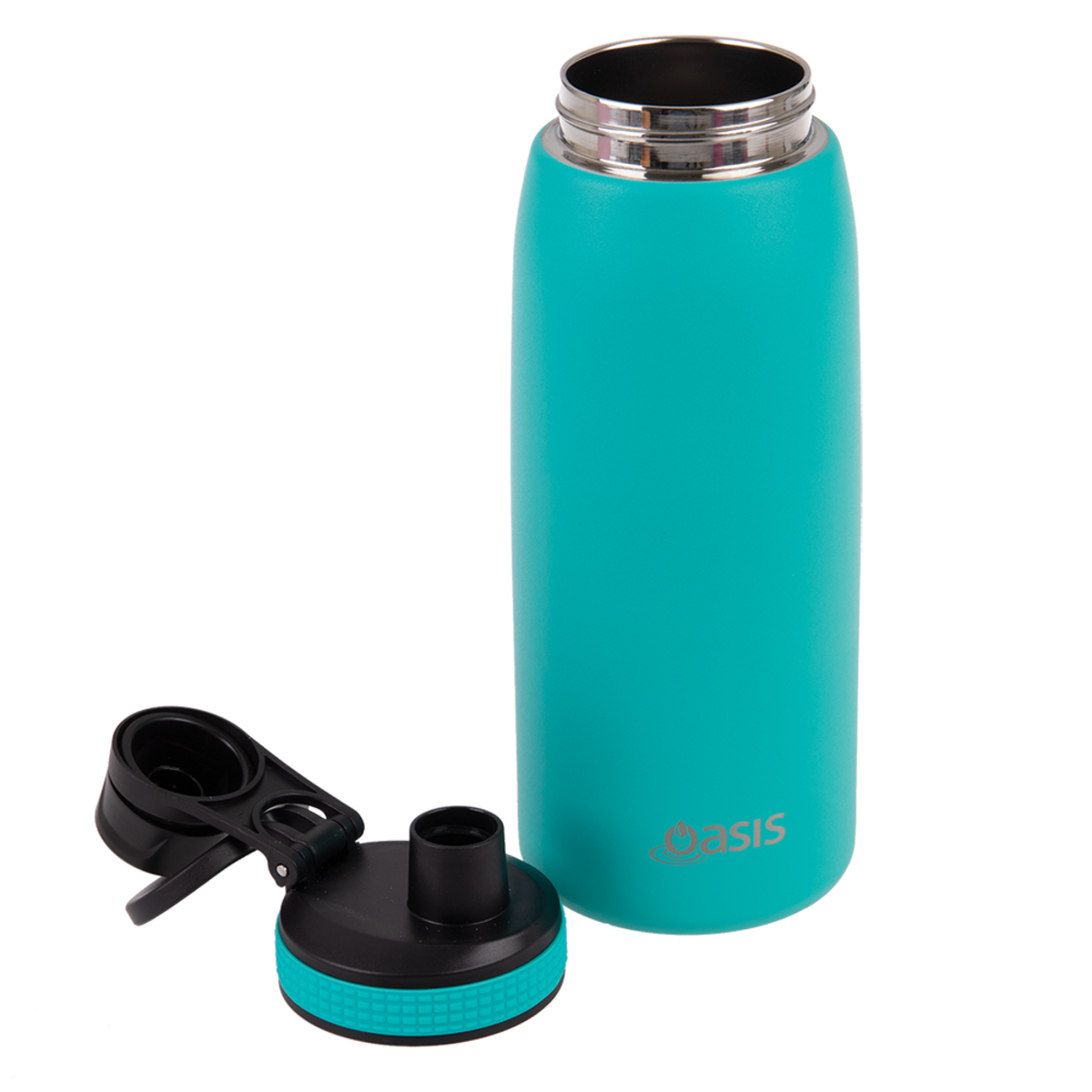 OASIS STAINLESS STEEL DOUBLE WALL INSULATED SPORTS BOTTLE W/ SCREW CAP 780ML -TURQUOISE