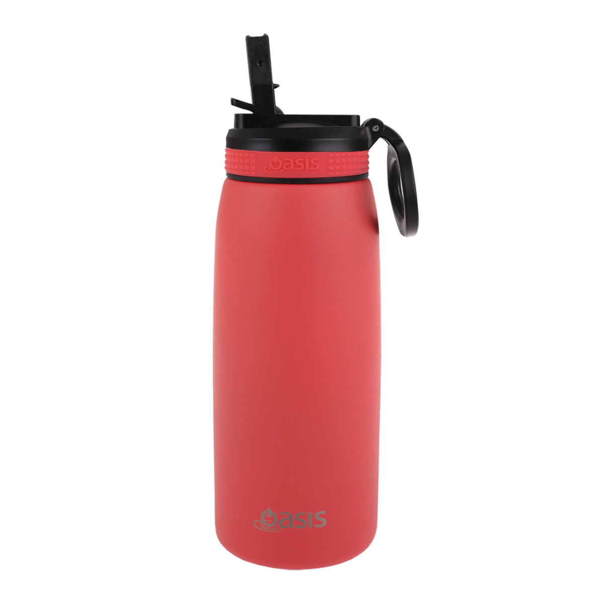 OASIS STAINLESS STEEL DOUBLE WALL INSULATED SPORTS BOTTLE W/ SIPPER 780ML -CORAL