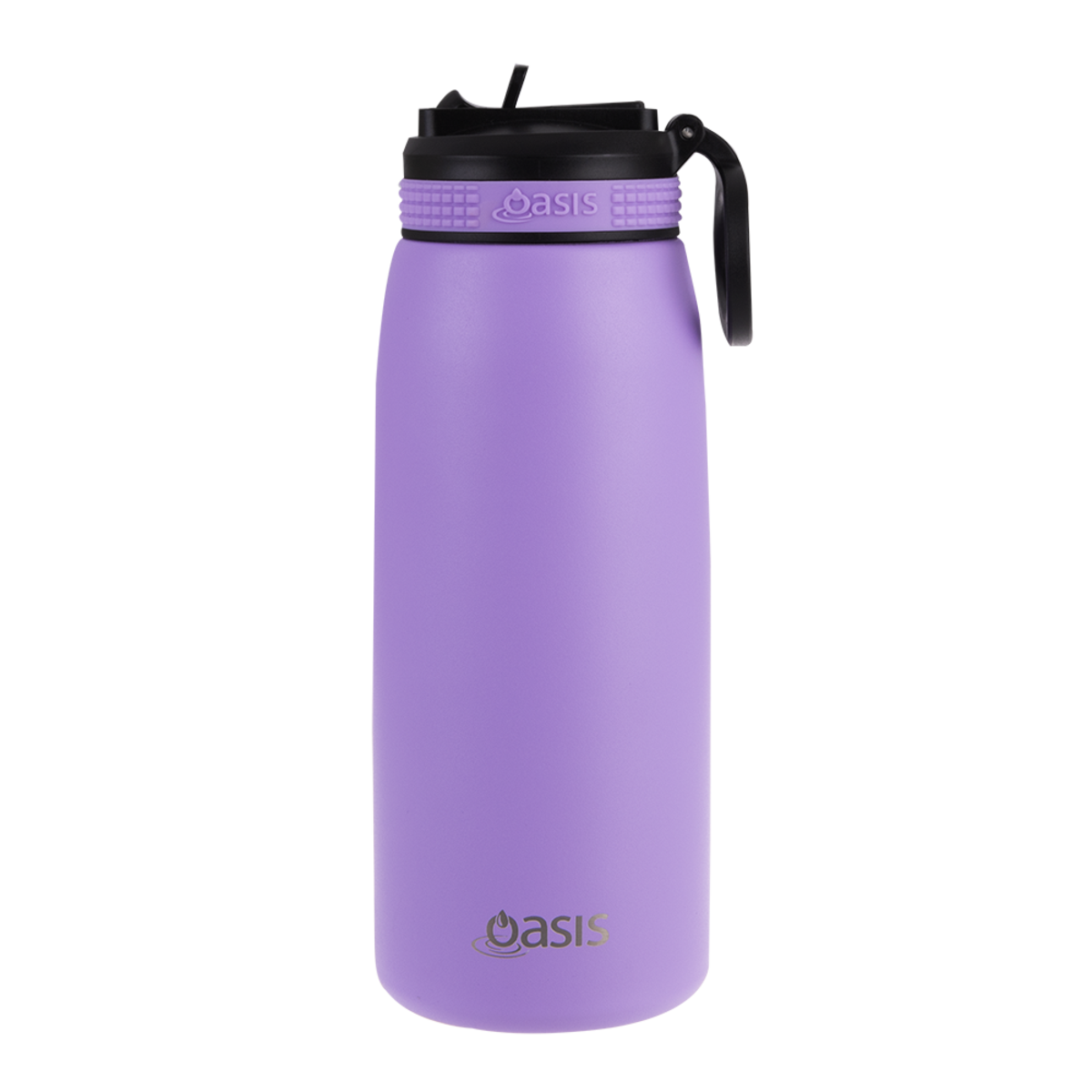 OASIS STAINLESS STEEL DOUBLE WALL INSULATED SPORTS BOTTLE W/ SIPPER 780ML -LAVENDER