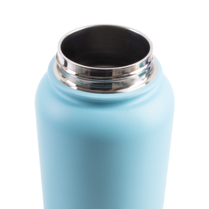 OASIS STAINLESS STEEL DOUBLE WALL INSULATED "CHALLENGER" SPORTS BOTTLE W/ SCREW CAP 1.1L - ISLAND BLUE