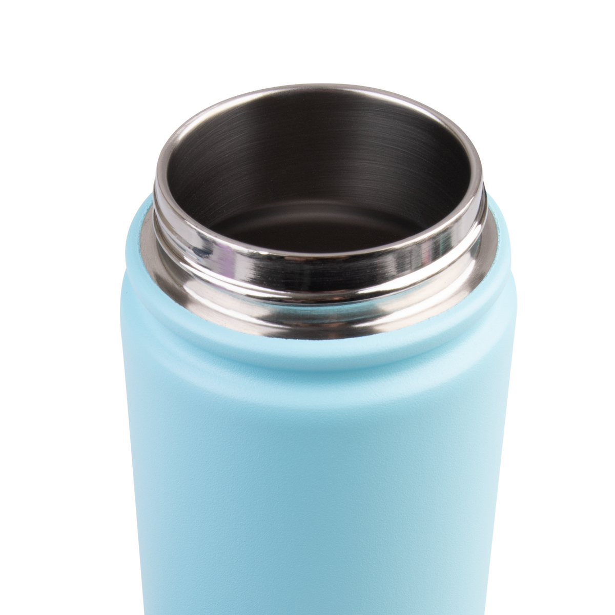 OASIS STAINLESS STEEL DOUBLE WALL INSULATED &quot;CHALLENGER&quot; SPORTS BOTTLE W/ SIPPER STRAW 550ML - Island Blue