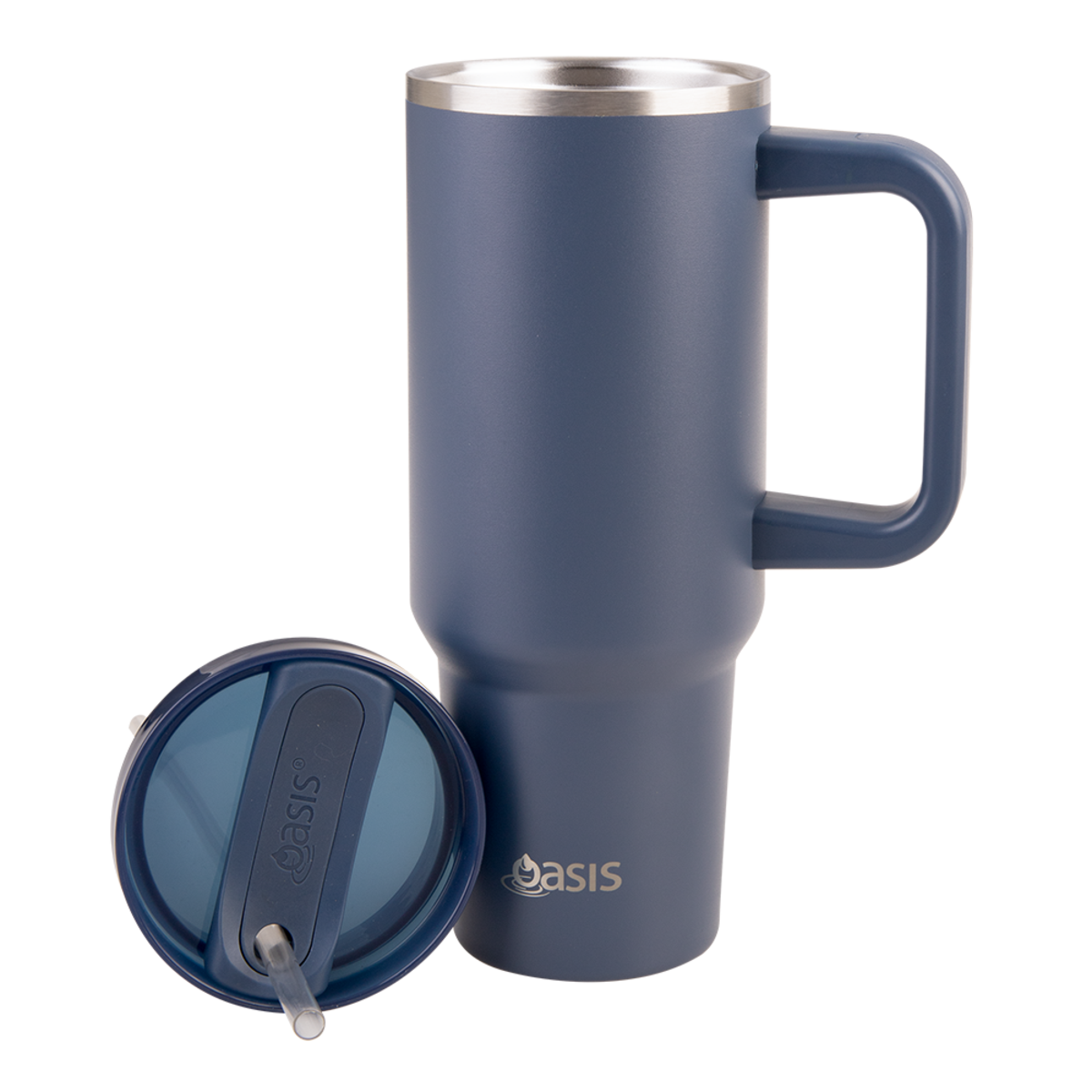 OASIS STAINLESS STEEL DOUBLE WALL INSULATED &quot;COMMUTER&quot; TRAVEL TUMBLER 1.2L