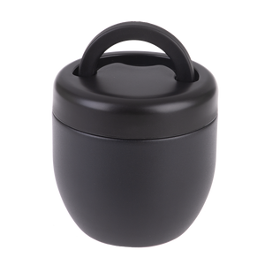 OASIS STAINLESS STEEL DOUBLE WALL INSULATED FOOD POD 470ML - Black