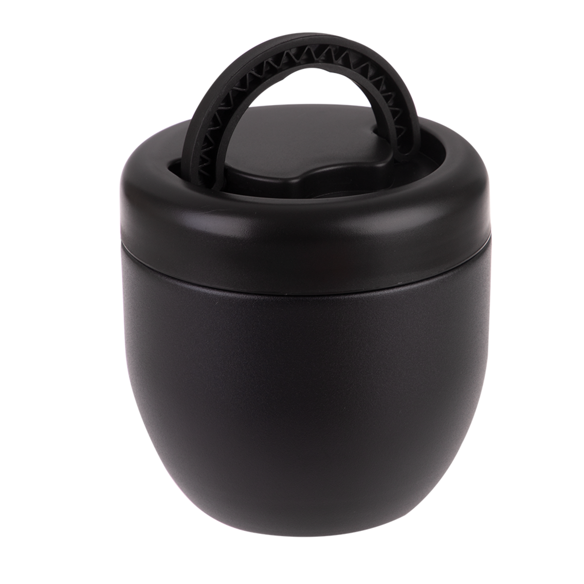 OASIS STAINLESS STEEL DOUBLE WALL INSULATED FOOD POD 470ML - Black