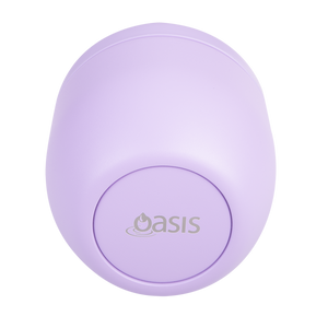 OASIS STAINLESS STEEL DOUBLE WALL INSULATED FOOD POD 470ML - LAVENDER