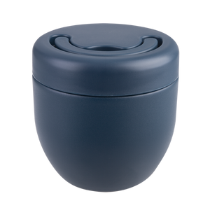 OASIS STAINLESS STEEL DOUBLE WALL INSULATED FOOD POD 470ML - NAVY