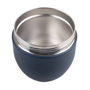 OASIS STAINLESS STEEL DOUBLE WALL INSULATED FOOD POD 470ML - NAVY