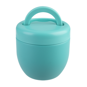 OASIS STAINLESS STEEL DOUBLE WALL INSULATED FOOD POD 470ML - TURQUOISE