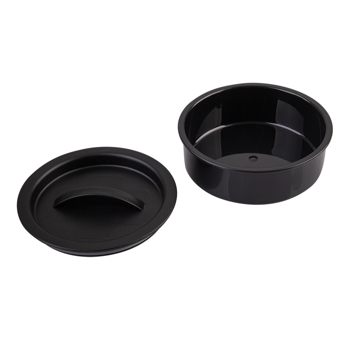 OASIS STAINLESS STEEL DOUBLE WALL INSULATED FOOD FLASK W/ HANDLE 480ML - BLACK