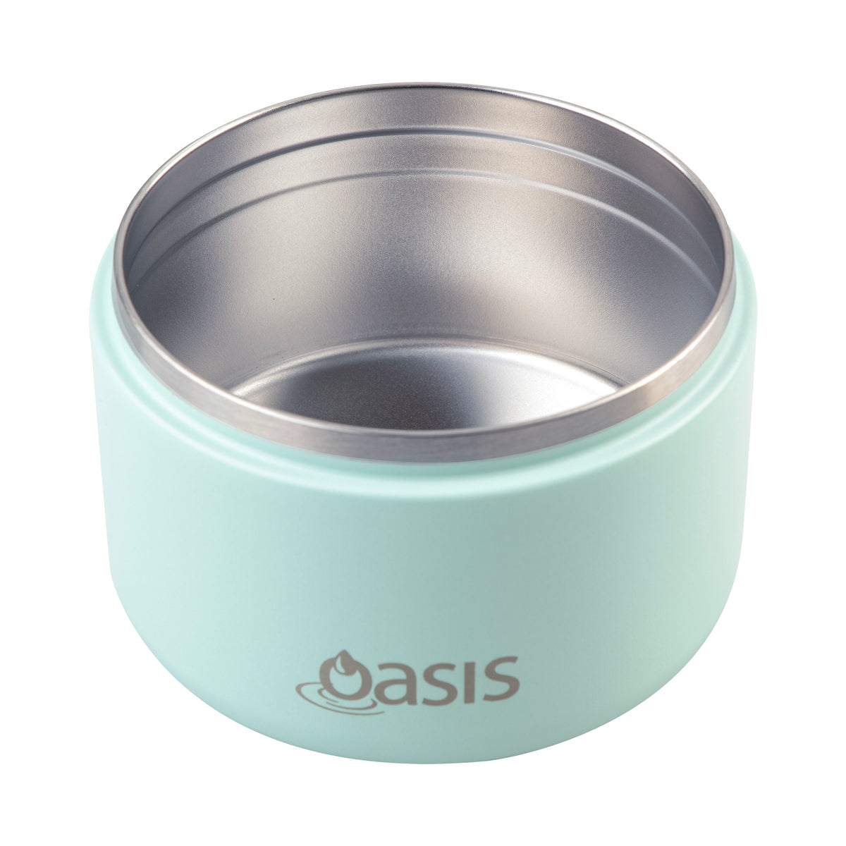 OASIS STAINLESS STEEL DOUBLE WALL INSULATED FOOD FLASK W/ QUICK RELEASE LID - 300ML -  Mint