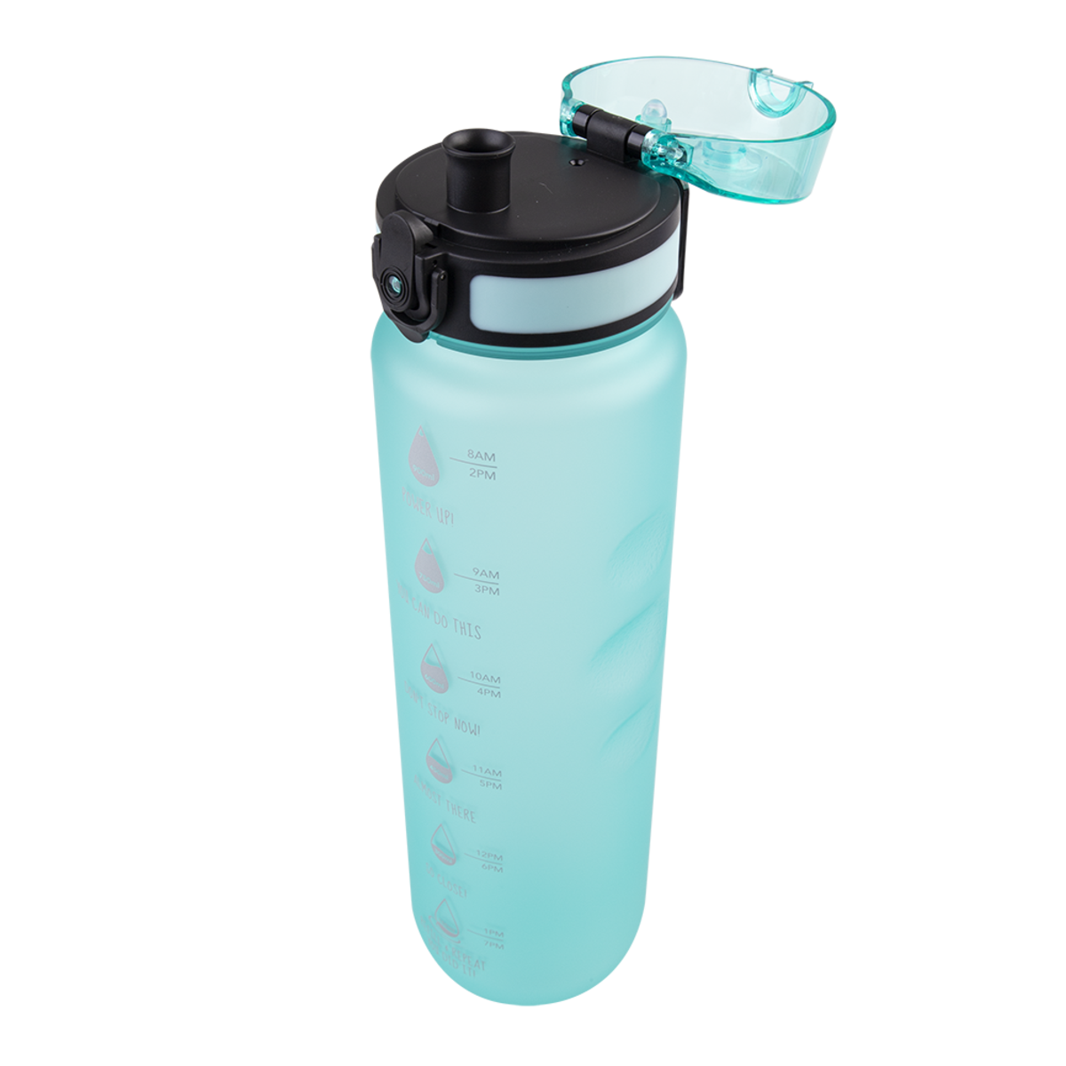 OASIS TRITAN MOTIVATIONAL SPORTS BOTTLE 1L - AQUA MARINE