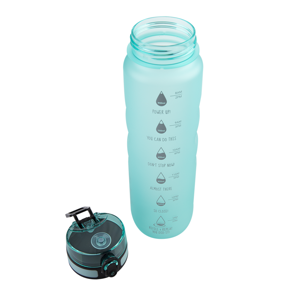 OASIS TRITAN MOTIVATIONAL SPORTS BOTTLE 1L - AQUA MARINE