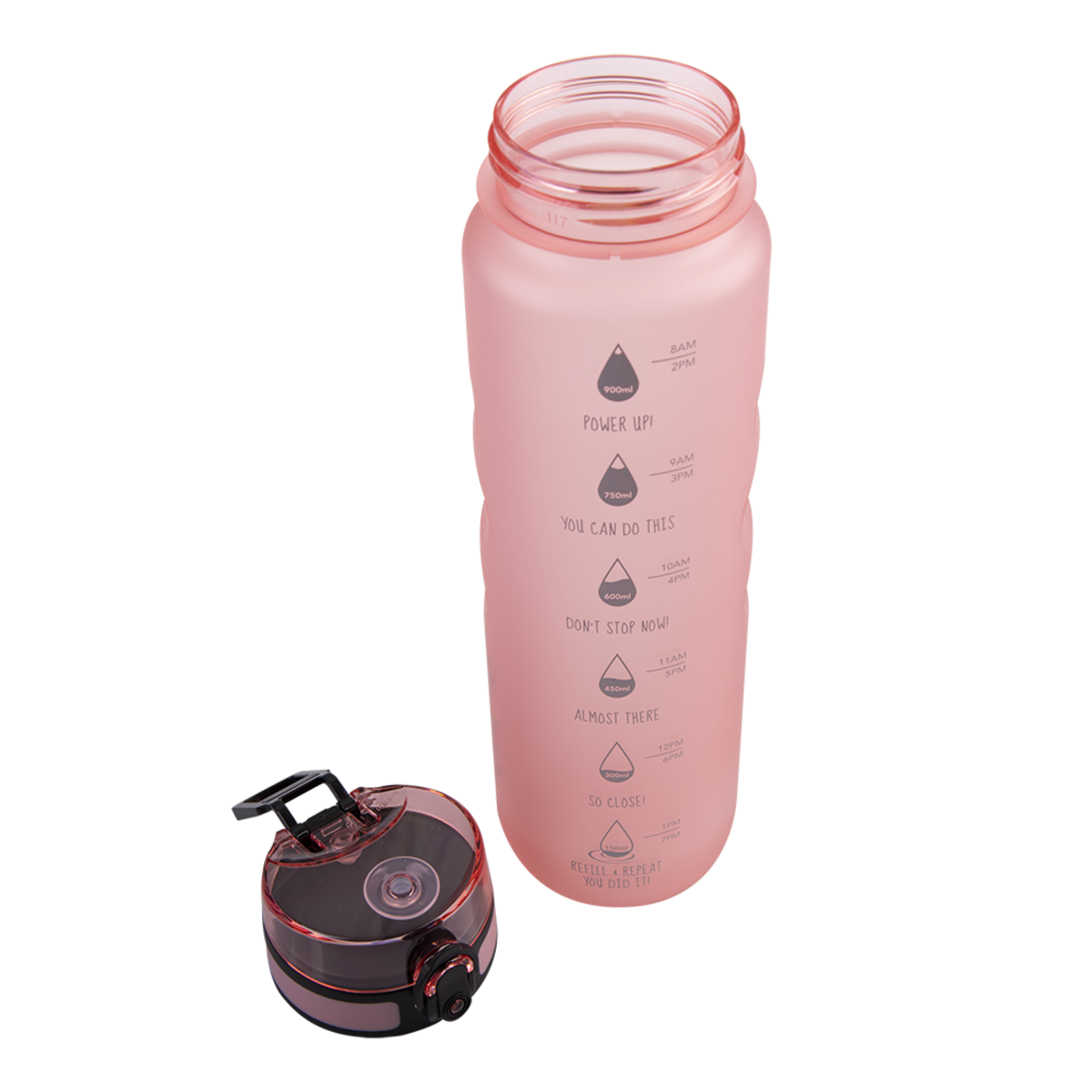 OASIS TRITAN MOTIVATIONAL SPORTS BOTTLE 1L -GLOW PINK