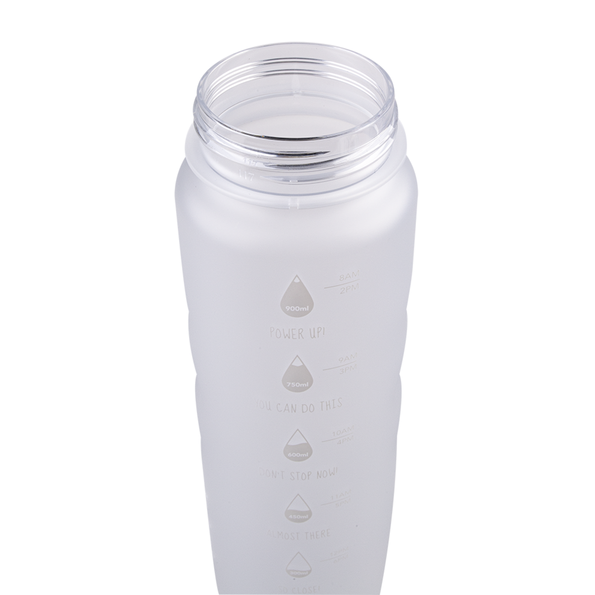 OASIS TRITAN MOTIVATIONAL SPORTS BOTTLE 1L -WHITE