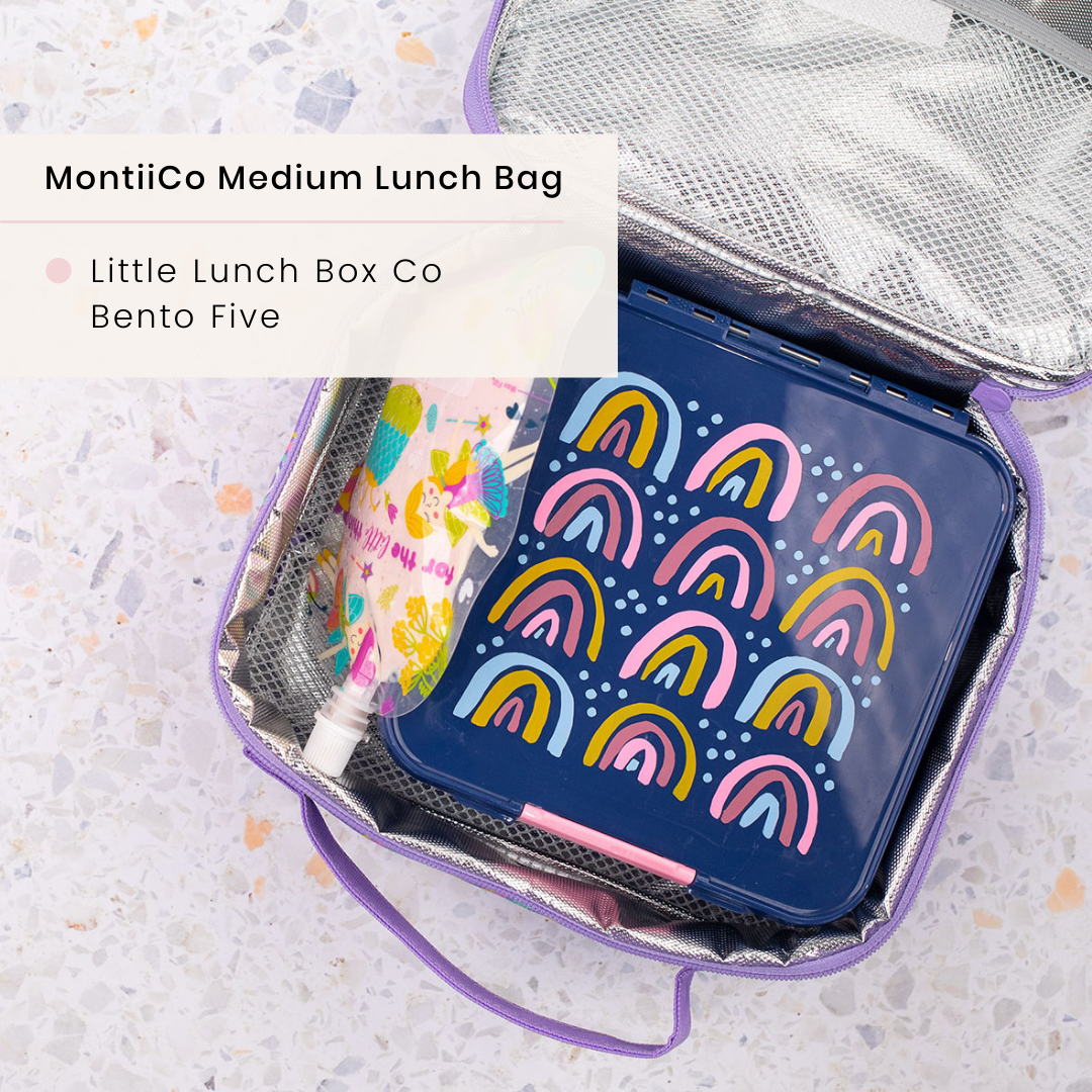 MontiiCo Medium Insulated Lunch Bag - Midnight V2