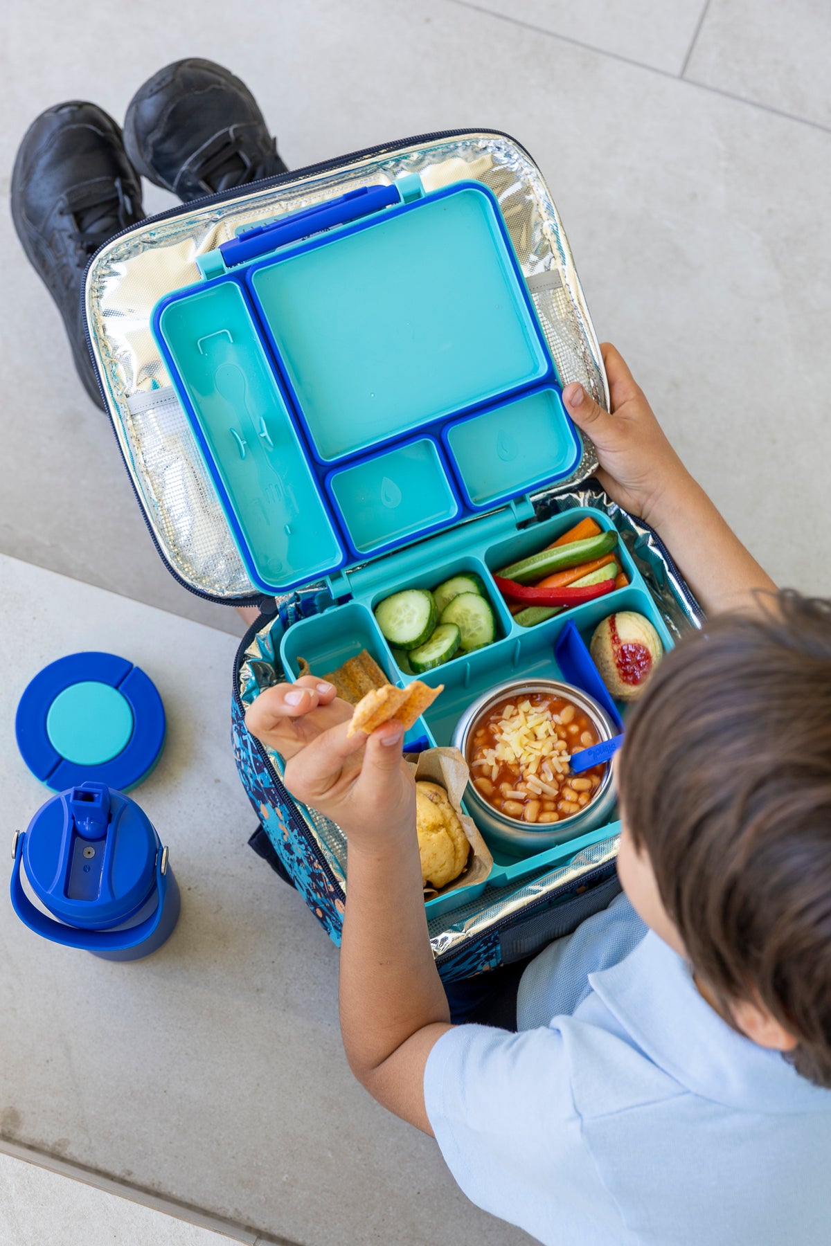 Spencil All in one Lunch box - Lagoon