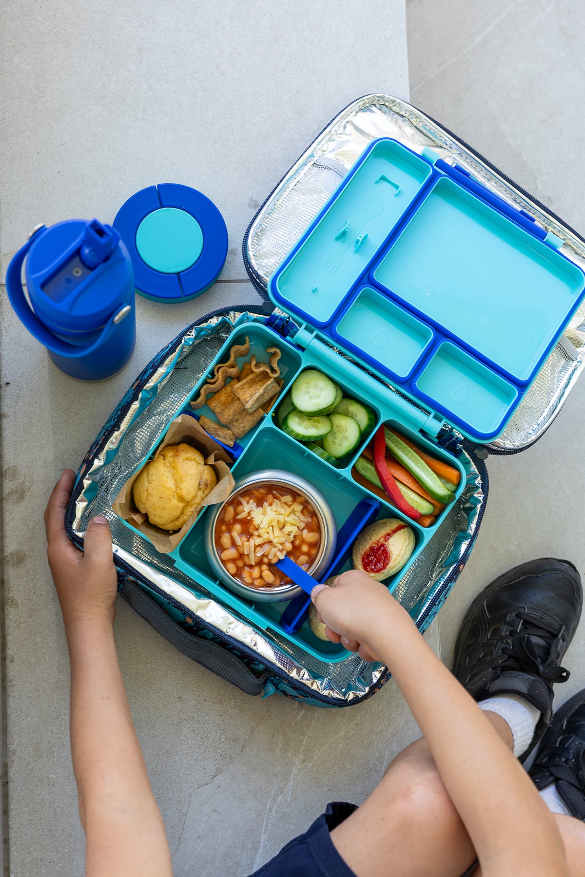 Spencil All in one Lunch box - Lagoon