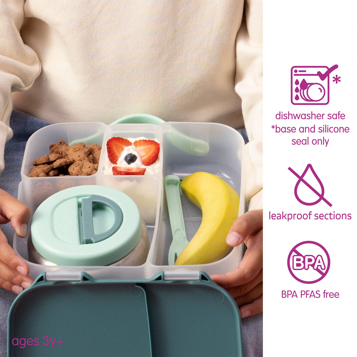 B.box Insulated Lunch Pod 265ml – Forest | Food Jar