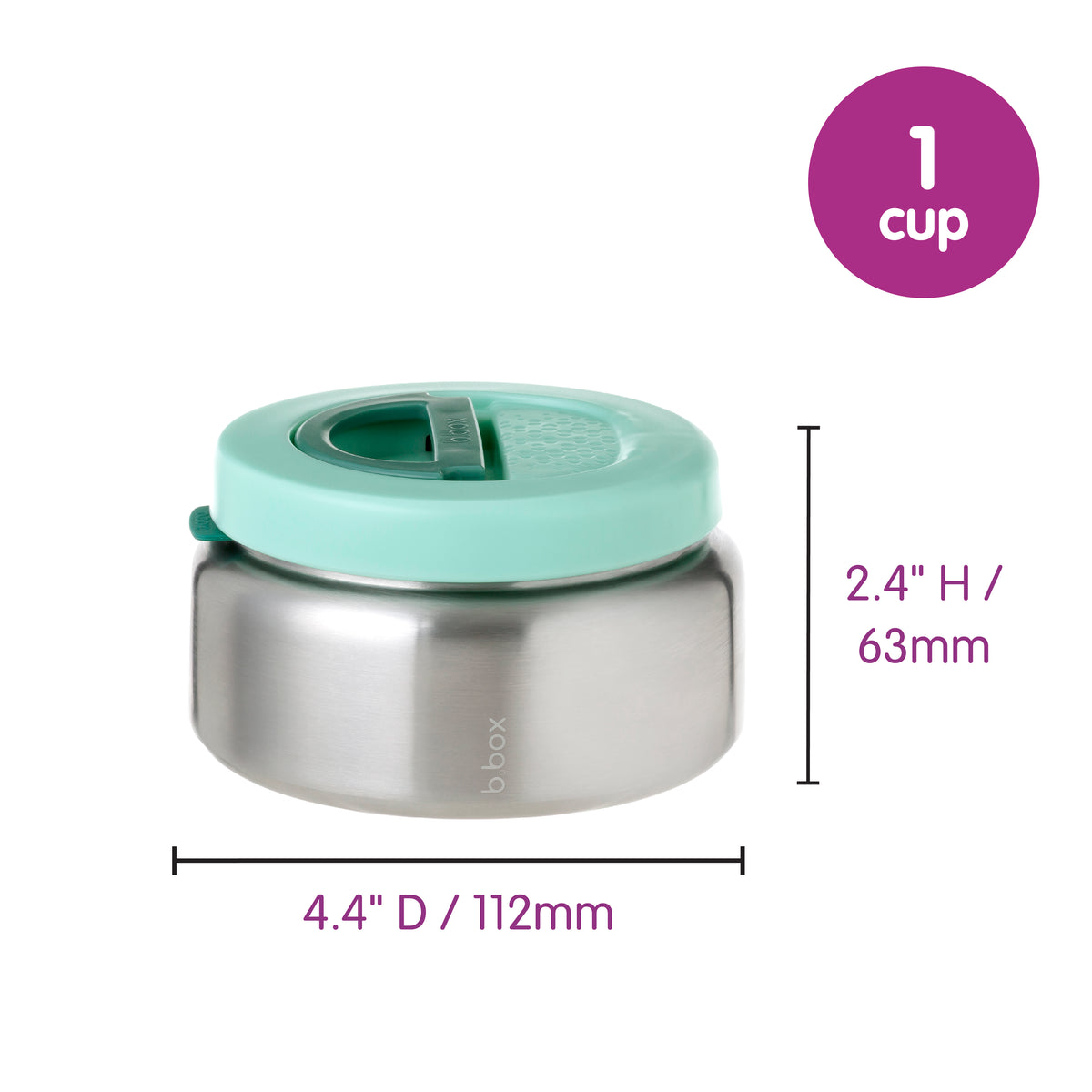 B.box Insulated Lunch Pod 265ml – Forest | Food Jar