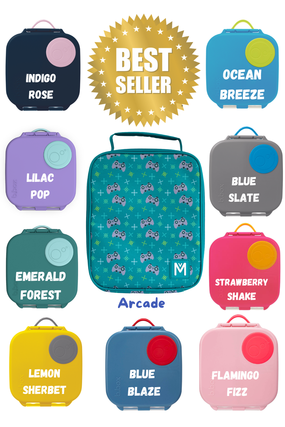 B.Box / Montiico Large and snack box bundle