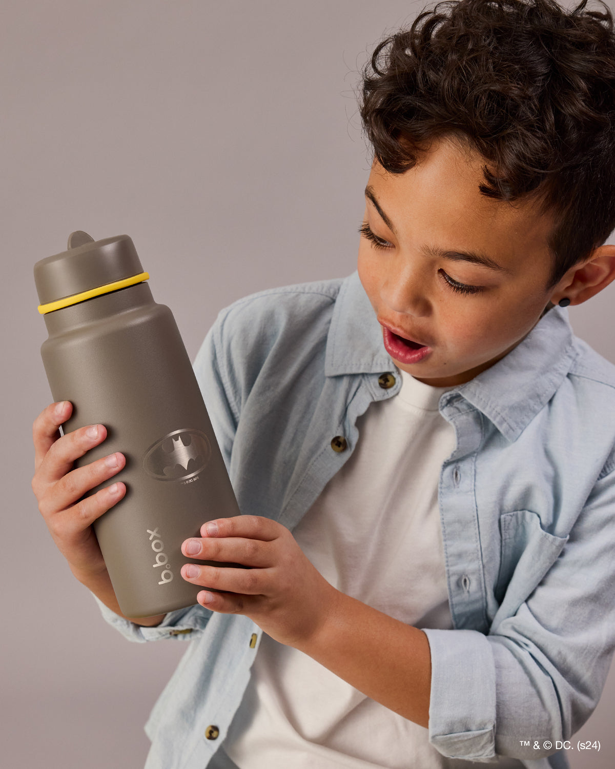 B.box Insulated Flip Top 1 Litre Drink Bottle - Batman (Limited Edition)