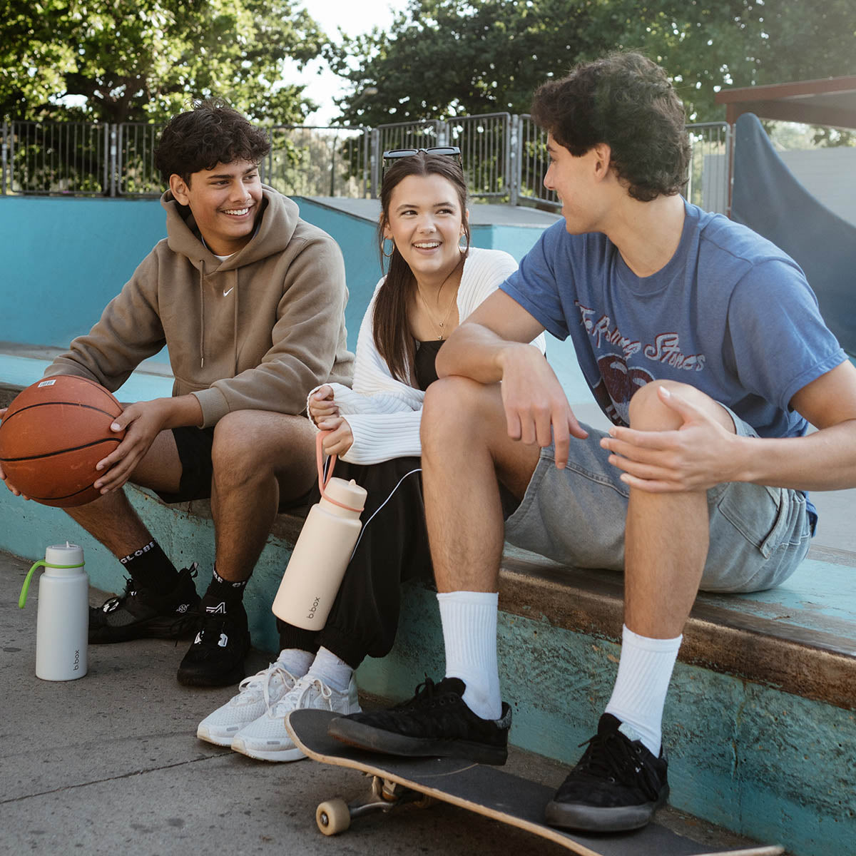 B.box Insulated Flip Top 1 Litre Drink Bottle - Lime Time