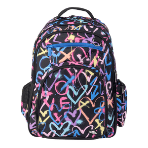 Spencil Big Kids Backpack - Hearts & Crosses