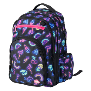 Spencil Big Kids Backpack - Neon Party