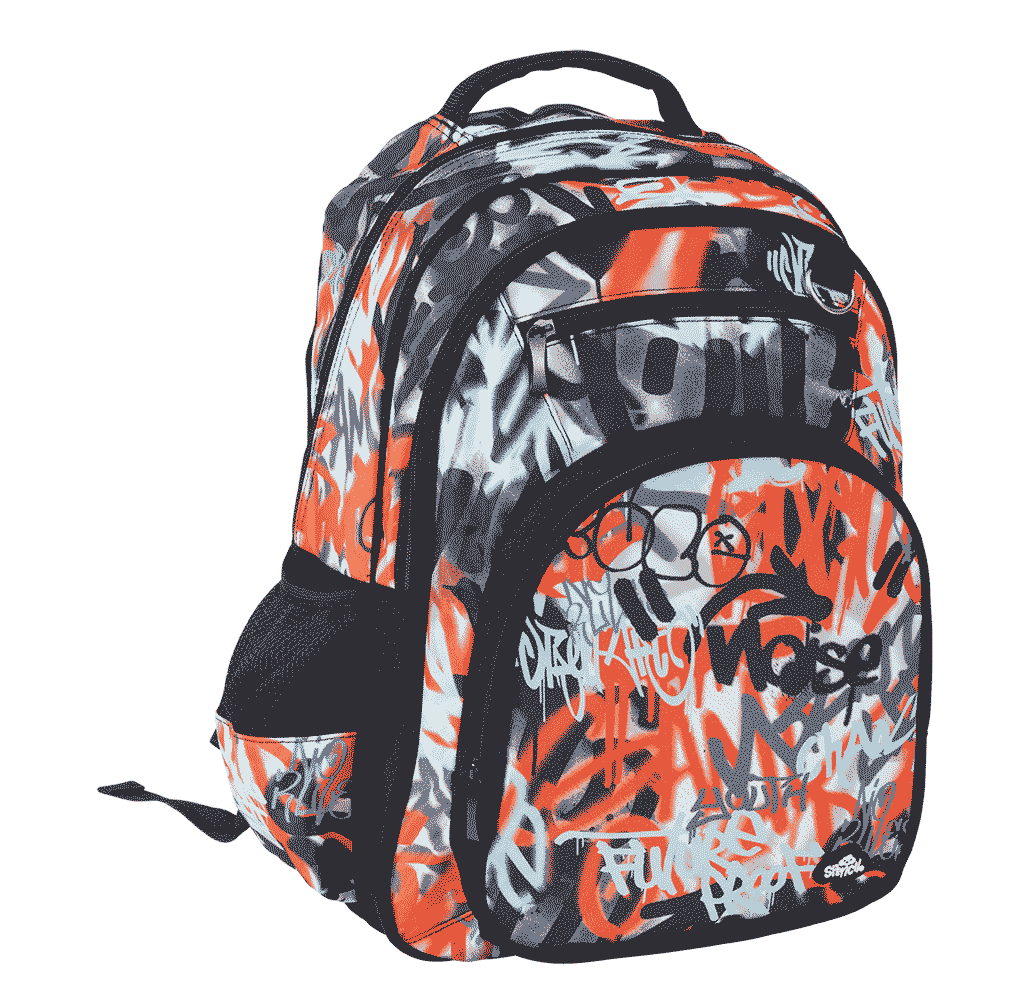 Spencil Big Kids Backpack - Urban Scrawl