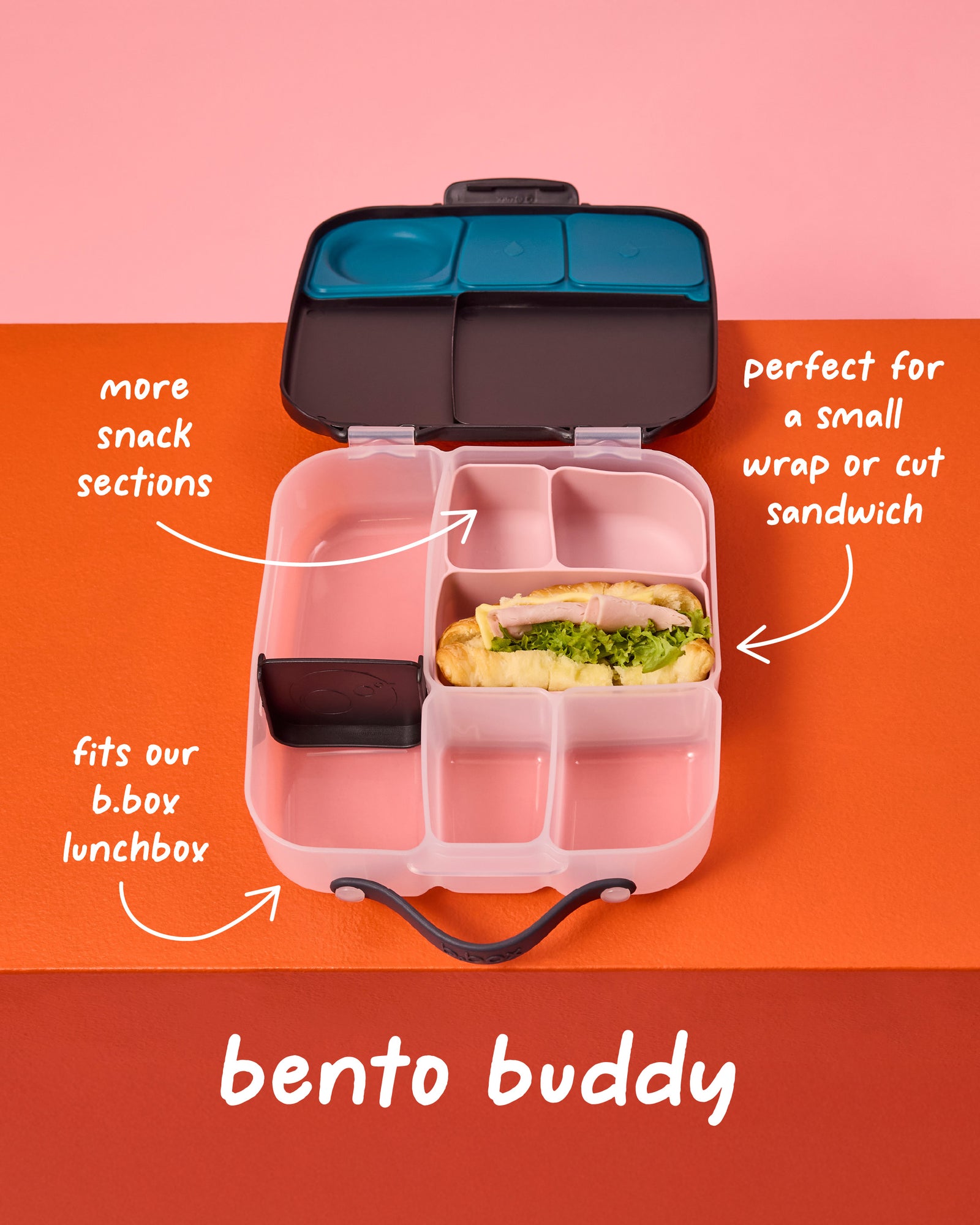 B.Box Silicone Bento Buddy - Lunch - Berry