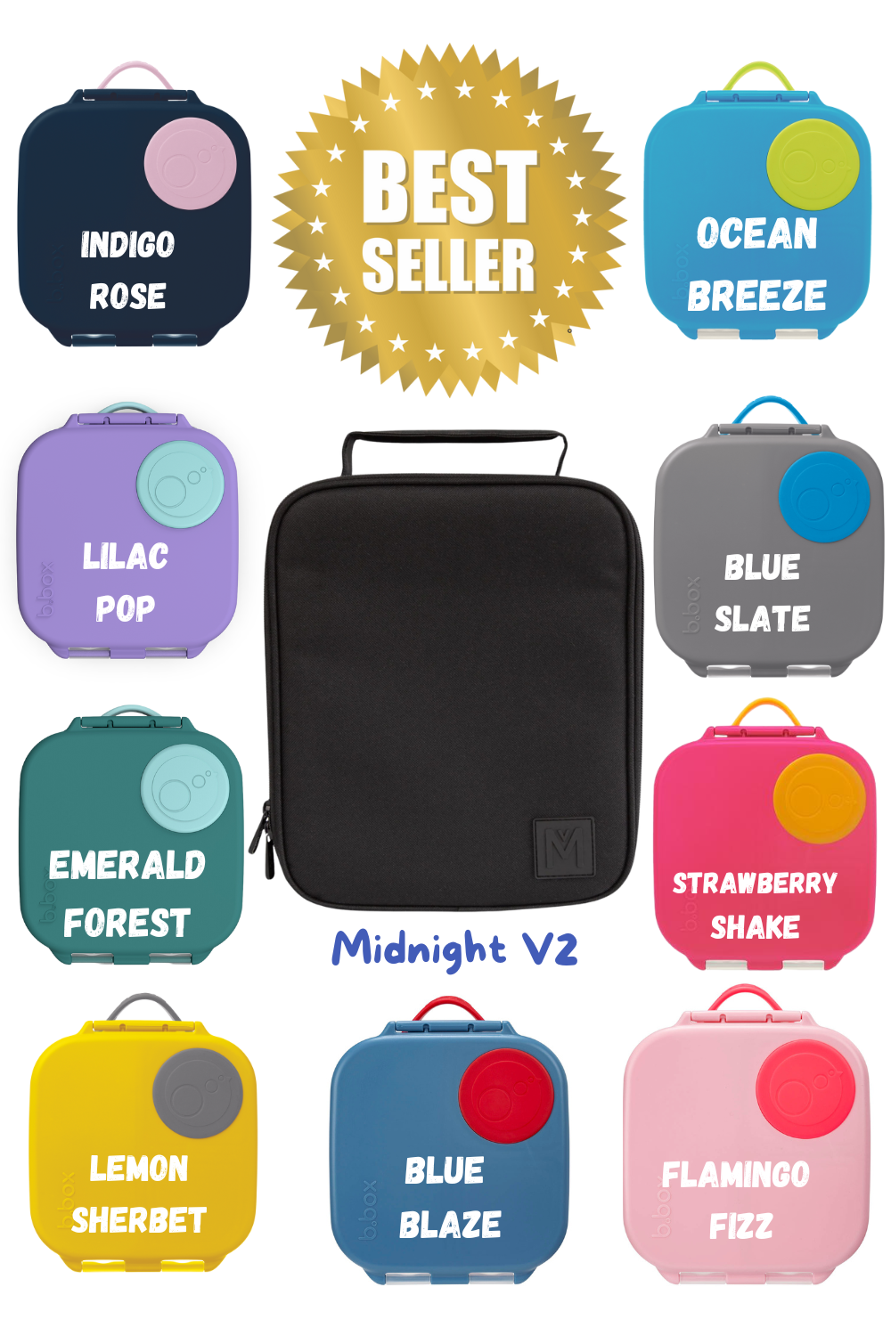 B.Box / Montiico Large and snack box bundle