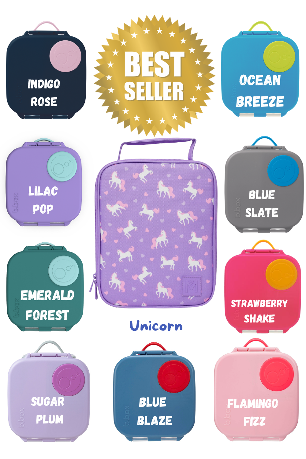 B.Box / Montiico Mini and snack box bundle (NEW LARGER SIZE BAG)
