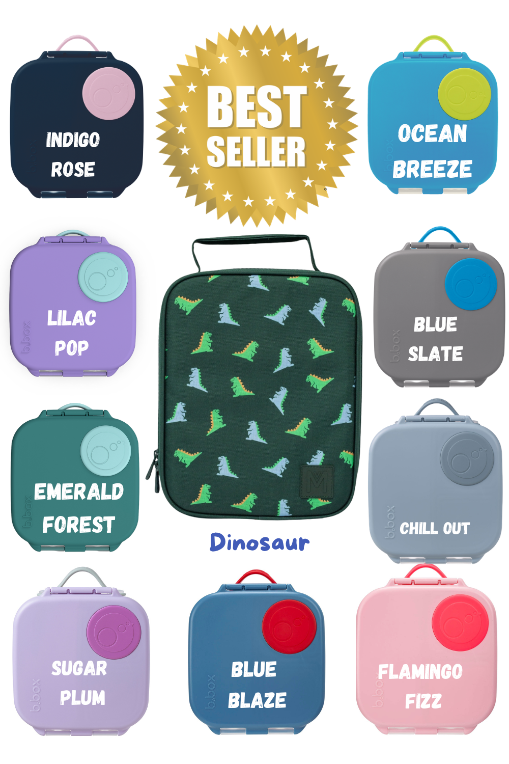 B.Box / Montiico Mini and snack box bundle (NEW LARGER SIZE BAG)
