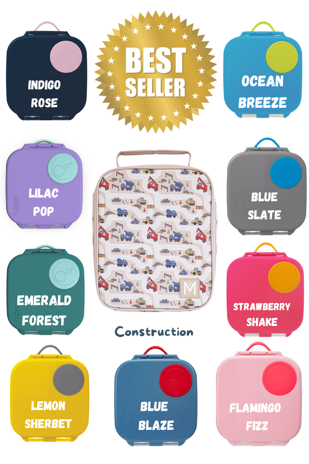 B.Box / Montiico Large and snack box bundle