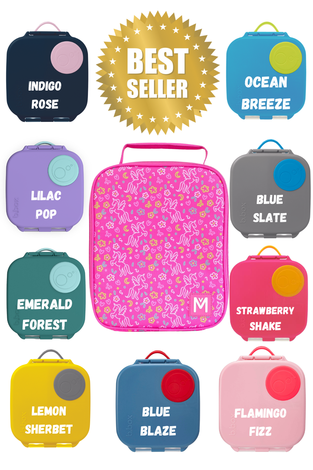 B.Box / Montiico Large and snack box bundle